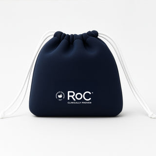 RoC Clinically Proven Drawstring Cosmetic Bag