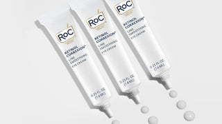 Retinol Correxion Line Smoothing Eye Cream Mini with texture pictured