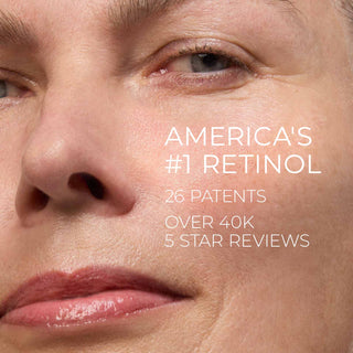 america's #1 retinol 26 patents over 40k 5 star reviews