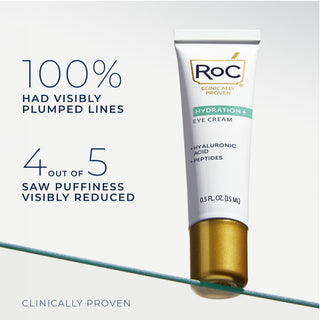 Hydration+ Eye Cream
100% had visibly plumped lines
4 out of 5 saw puffiness visibly reduced
clinically proven