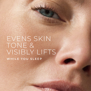 evens skin tone visibly lifts while you sleep