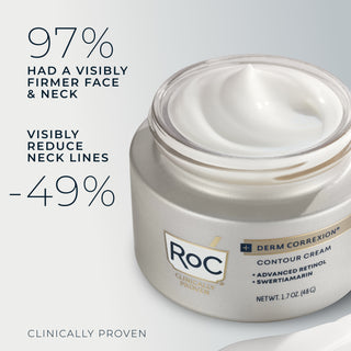 97% had visibly firmer face & face
visibly reduce neck lines. -49%