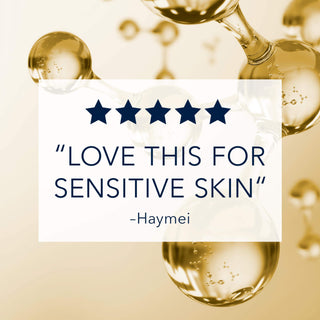 Actual customer quote: 5-Stars, Love This For Sensitive Skin" -Haymei