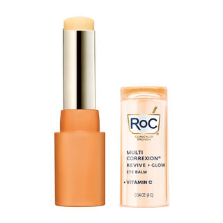 Revive + Glow Vitamin C Eye Balm image of tube with cap off