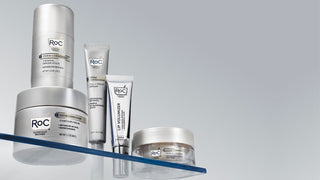 firming serum stick, contour cream, fill + treat serum, lip volumizer, dual eye cream