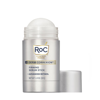 Image of DERM CORREXION® Firming Serum Stick applicator with cap off showing balm