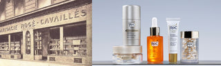 Parmacie Rocè Cavaillés. Dual Eye Cream, Firming Serum Stick, Revive + Glow Daily Serum, Line Smoothing Eye Cream, Line Smoothing Night Serum Capsules
