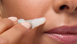 Model applying Fill + Treat Serum