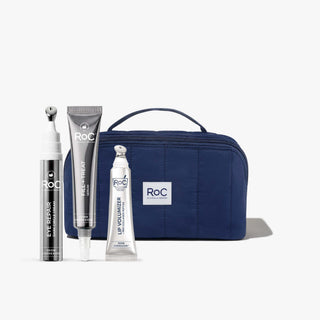 derm inspired solutions with a limited edition cosmetic bag