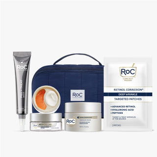 derm correxion essentials with cosmetic bag
