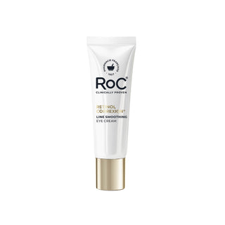 RoC Retinol Correxion Line Smoothing Eye Cream tube on a white background