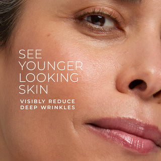 See Younger looking skin and visibly reduce deep wrinkles with the deep wrinkle serum