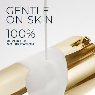 deep wrinkle serum is gentle on skin and 100% reported no irritation