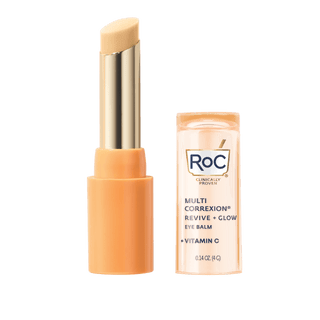 Revive + Glow Vitamin C Eye Balm image of tube with cap off