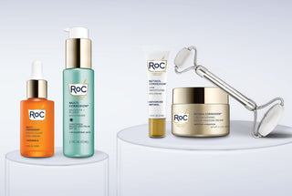 SAVE 35% on BEST OF ROC AM & PM VALUE SET- Clinically proven to hydrate, smooth & glow! shop now!