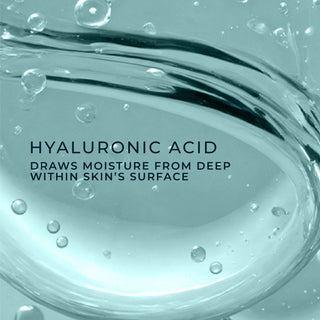 Hyaluronic acid draws moisture from deep within skin's surface