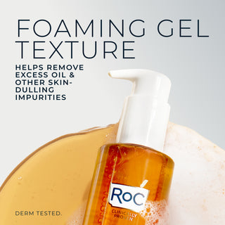 foaming gel texture helps remove excess oil & other skin-dulling impurities
