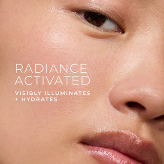 radiance activated visibly illuminates + hydrates