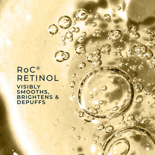 Roc Retinol visibly smooths, brightens & depuffs