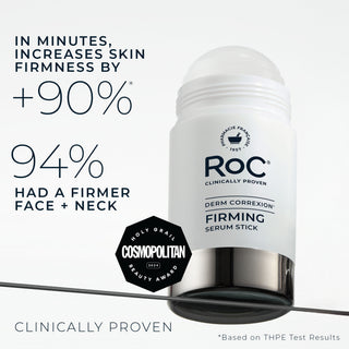 In Minutes, increases skin firmness by 90%*. 94% had a firmer face + neck. Clinically Proven. 
*Based on THPE Test Results 