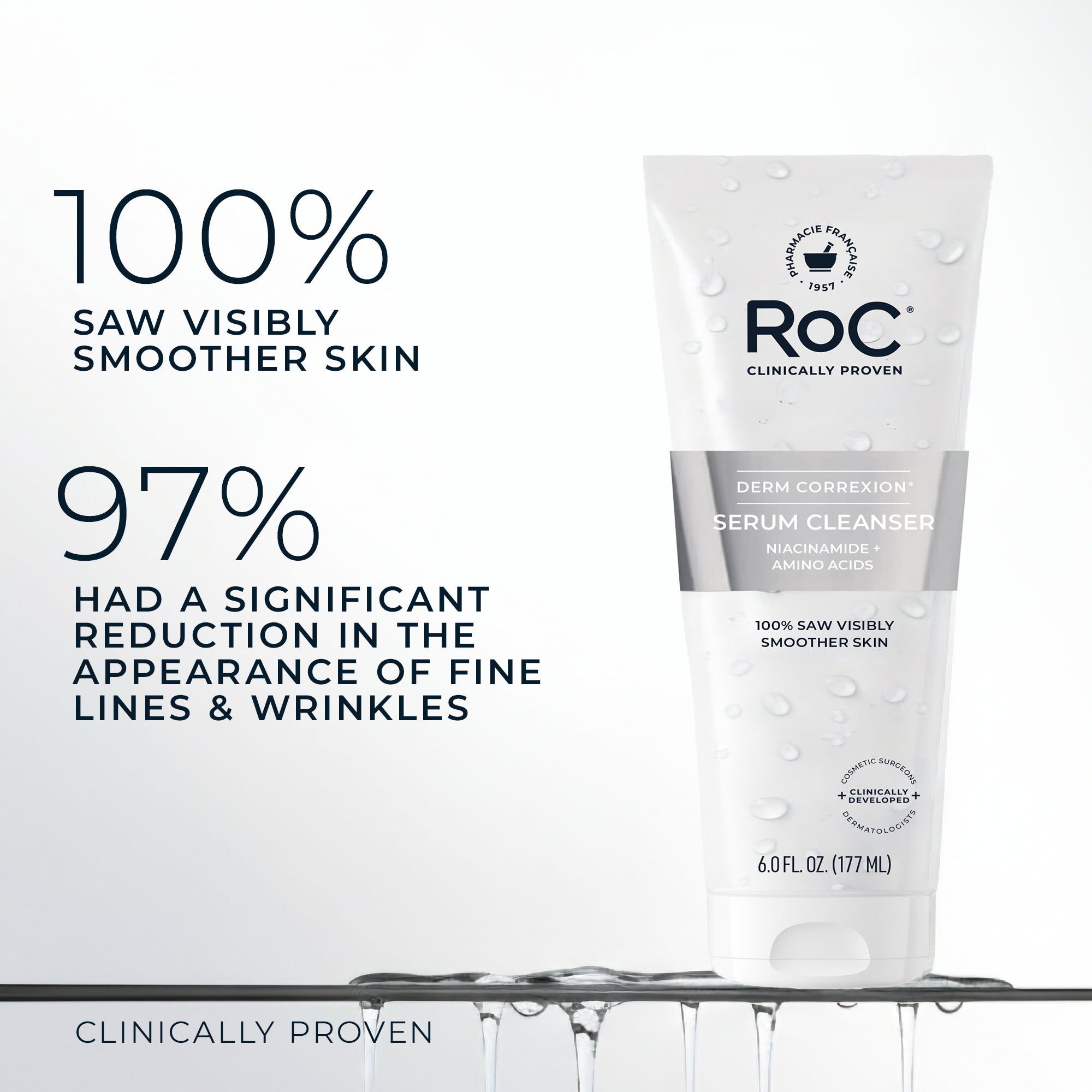 DERM CORREXION® Serum Cleanser - RoC®️ Skincare – RoC® Skincare