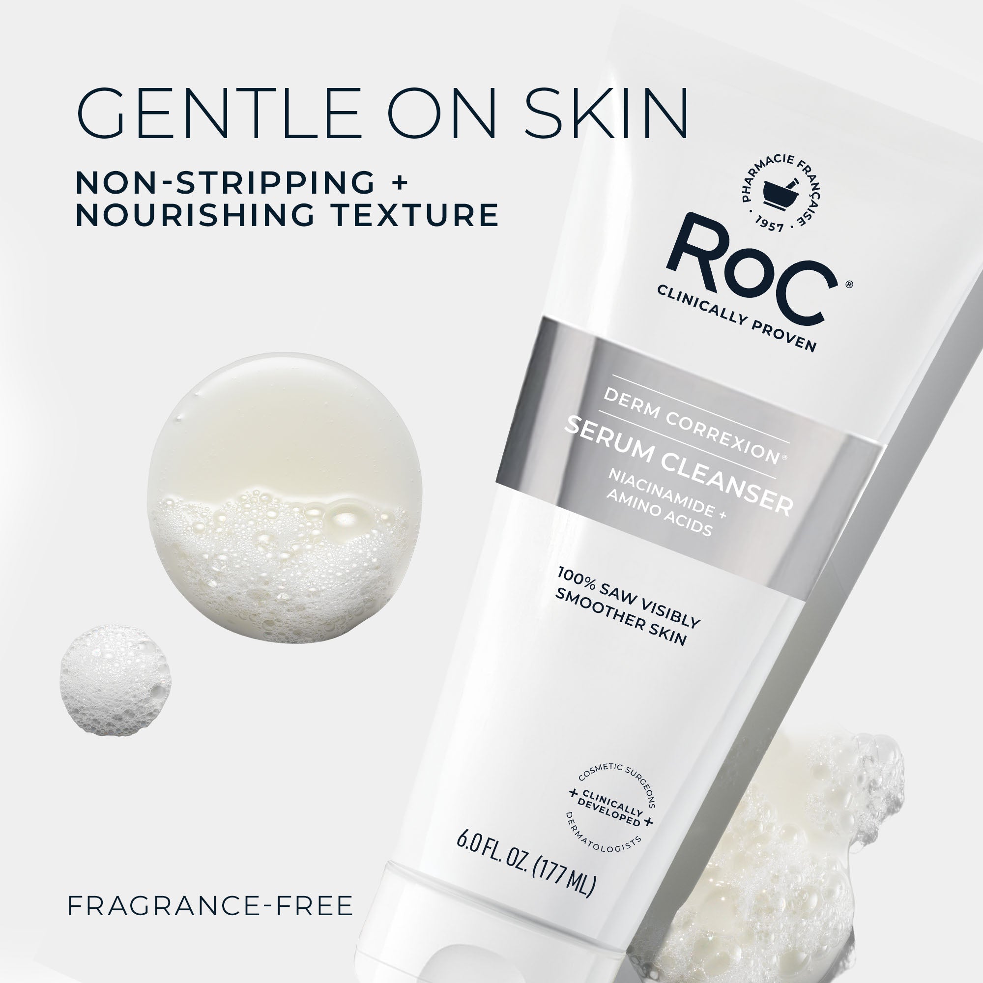 DERM CORREXION® Serum Cleanser - RoC®️ Skincare – RoC® Skincare