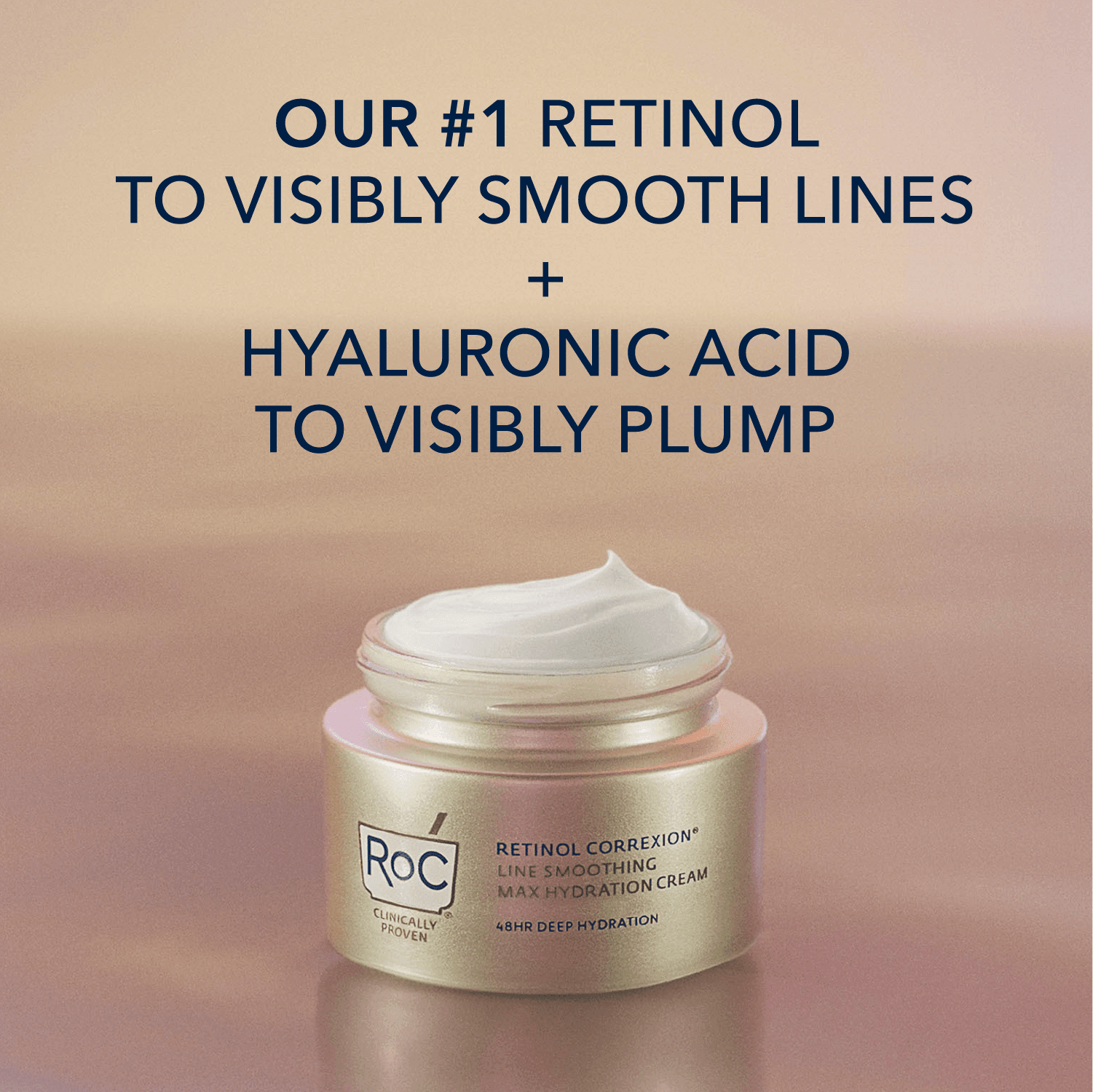 RETINOL CORREXION® Max Hydration Cream Fragrance Free - RoC® Skincare