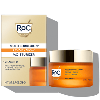Image of box and jar for MULTI CORREXION® Revive + Glow Moisturizer