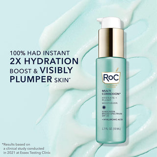 MULTI CORREXION® Hydrate + Plump Moisturizer with SPF 30 - 100% had instant 2x hydration boost & visibly plumper skin.